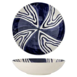 Bloomingville - Shama Serveringsskål, Blå, Stentøj