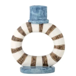 Bloomingville - Tacana Lysestage, Blå, Stentøj