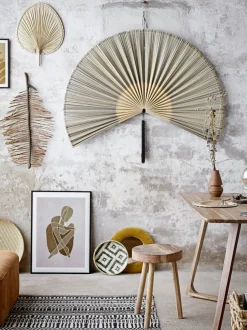 Bloomingville - Væg Dekoration - Jaime - Sort/Bambus - 145x72 cm