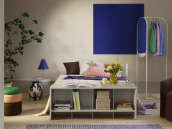 Broste Copenhagen - Fyrfadsstage "Agathe" - Turquise/Blue/Caramel Brown - Sæt af 3