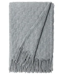 Burel Factory - Pied de Coq - Plaid/tæppe - Lysegrå