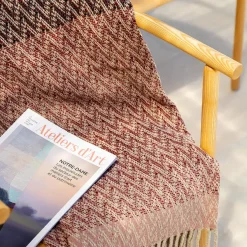 Burel Factory - Plaid/Tæppe - Ecletic - Pink - 180 x 130 cm