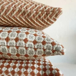 Burel Factory - Visual Pudebetræk - Terracotta - 45x45 cm