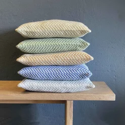 Burel Factory - Visual Pudebetræk - Gul - 45x45 cm