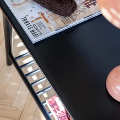 Cinas - Noble entrébænk 90x35cm sort