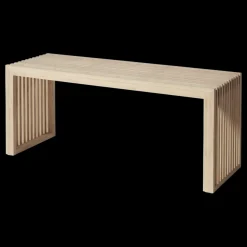 Cinas - Rib bænk 104x35cm bambus