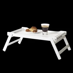 Cinas - Sengebakke i mat hvid mahogni