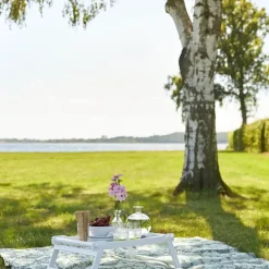 Cinas - Sengebakke i mat hvid mahogni