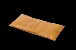 Cinas - Siddepude til 2-pers Rib bænk lysebrun læder