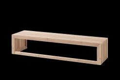 Cinas - Stor garderobehylde i vertikalt karboniseret bambus