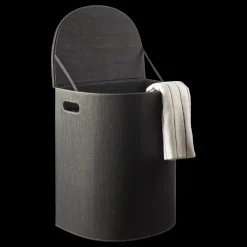 Cinas - Vasketøjskurv, sort papir