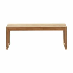 Cinas - Vega bænk 120x40cm teak