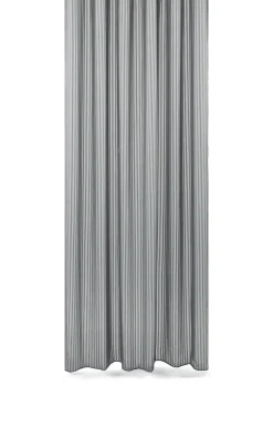 Compliments - Badeforhæng - Lines shower curtain w/tape 220 cm - Grå