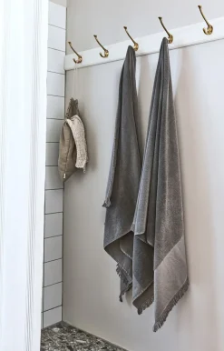 Compliments - Badeforhæng - Lumien shower curtain w/tape 220 cm - Sand