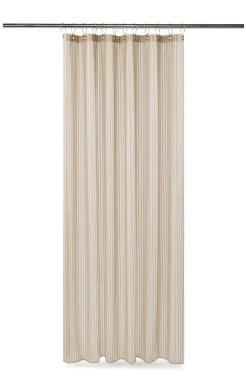 Compliments - Badeforhæng - Lines shower curtain w/eyelets 200 cm - Linen