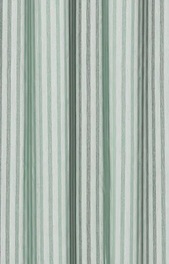Compliments - Badeforhæng - Lines shower curtain w/tape 220 cm - Støvet grøn