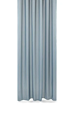 Compliments - Badeforhæng - Lines shower curtain w/tape 200 cm - Sea blue