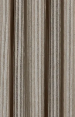 Compliments - Badeforhæng - Lines shower curtain w/tape 200 cm - Brun