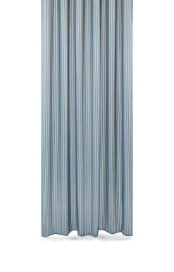 Compliments - Badeforhæng - Lines shower curtain w/tape 220 cm - Sea blue