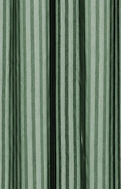 Compliments - Badeforhæng - Lines shower curtain w/eyelets 220 cm - Skovgrøn