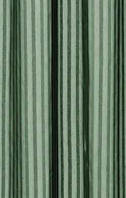 Compliments - Badeforhæng - Lines shower curtain w/eyelets 200 cm - Skovgrøn