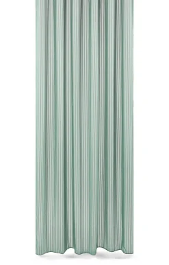 Compliments - Badeforhæng - Lines shower curtain w/tape 200 cm - Støvet grøn