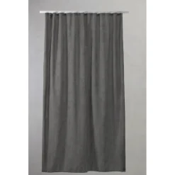 Compliments - Badeforhæng - Pine shower curtain w/tape 220 cm - Mørk grå