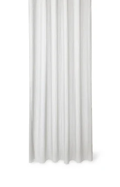 Compliments - Badeforhæng - Lines shower curtain w/tape 220 cm - Mørk blå