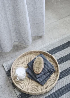 Compliments - Badeforhæng - Lino shower curtain w/eyelets 200 cm - Grå