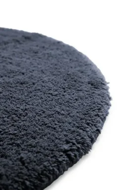 Compliments - Bademåtte - Loop Bath Mat dia. 75 cm - Mørk blå