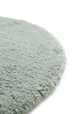 Compliments - Bademåtte - Loop Bath Mat dia. 75 cm - Støvet grøn