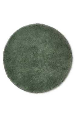 Compliments - Bademåtte - Loop Bath Mat dia. 75 cm - Skovgrøn