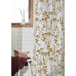 Compliments - Bloom badeforhæng - Okker - 140 x 200 cm