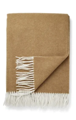 Compliments - Plaid - Duo Throw - 140x200 cm - Camel