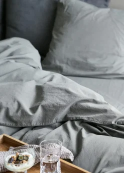 Compliments - Sengetøj - Stone Bed Linen 140x220/60x63 cm - Grå