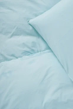 Compliments - Sengetøj - Stone Bed Linen 140x220/60x63 cm - Sky blue