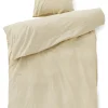 Compliments - Sengetøj - Stone Bed Linen 140x200/60x63 cm - Champagne
