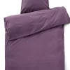 Compliments - Sengetøj - Stone Bed Linen 140x200/60x63 cm - Plum