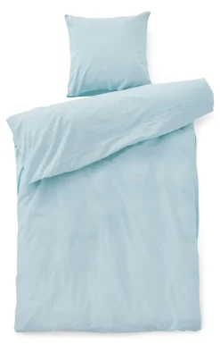 Compliments - Sengetøj - Stone Bed Linen 140x200/60x63 cm - Sky blue