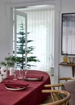 Compliments - Serviet - Tile Damask Napkin 45x45 cm - 4 pack - Vinrød