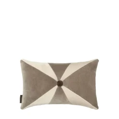 Cozy Living - Viana Patchwork fløjlspude - CREAM, ALPACA