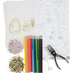 Creativ Company - DIY Mix Krympeplast, Smykker, 1 pk.
