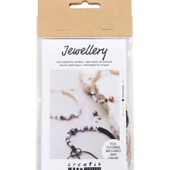 Creativ Company - Mini DIY Kit Smykker, Armbånd med knyttet lås, 1 pk.