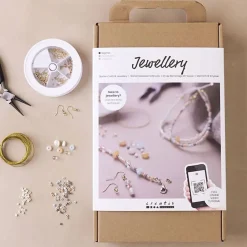 Creativ Company - Start DIY Kit Smykker Klassiske Perler, 1 pk.