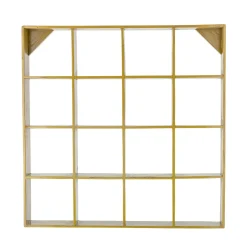 Creative Collection - Bekka Hylde, Gul, Genanvendt Træ