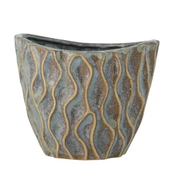 Creative Collection - Feren Urtepotteskjuler, Blå, Stentøj