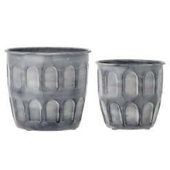 Creative Collection - Kally Urtepotteskjuler, Grå, Metal