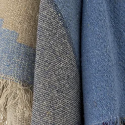 Creative Collection - Maji Plaid, Blå, Genanvendt Bomuld