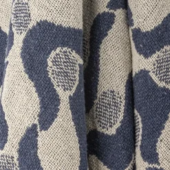 Creative Collection - Santena Plaid, Blå, Genanvendt Bomuld