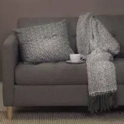 Croy Throw - plaid - Green